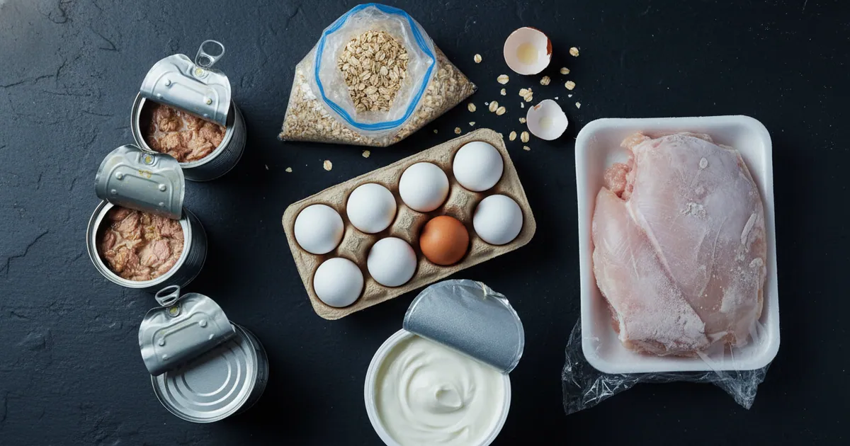 cheap high protein foods uk
