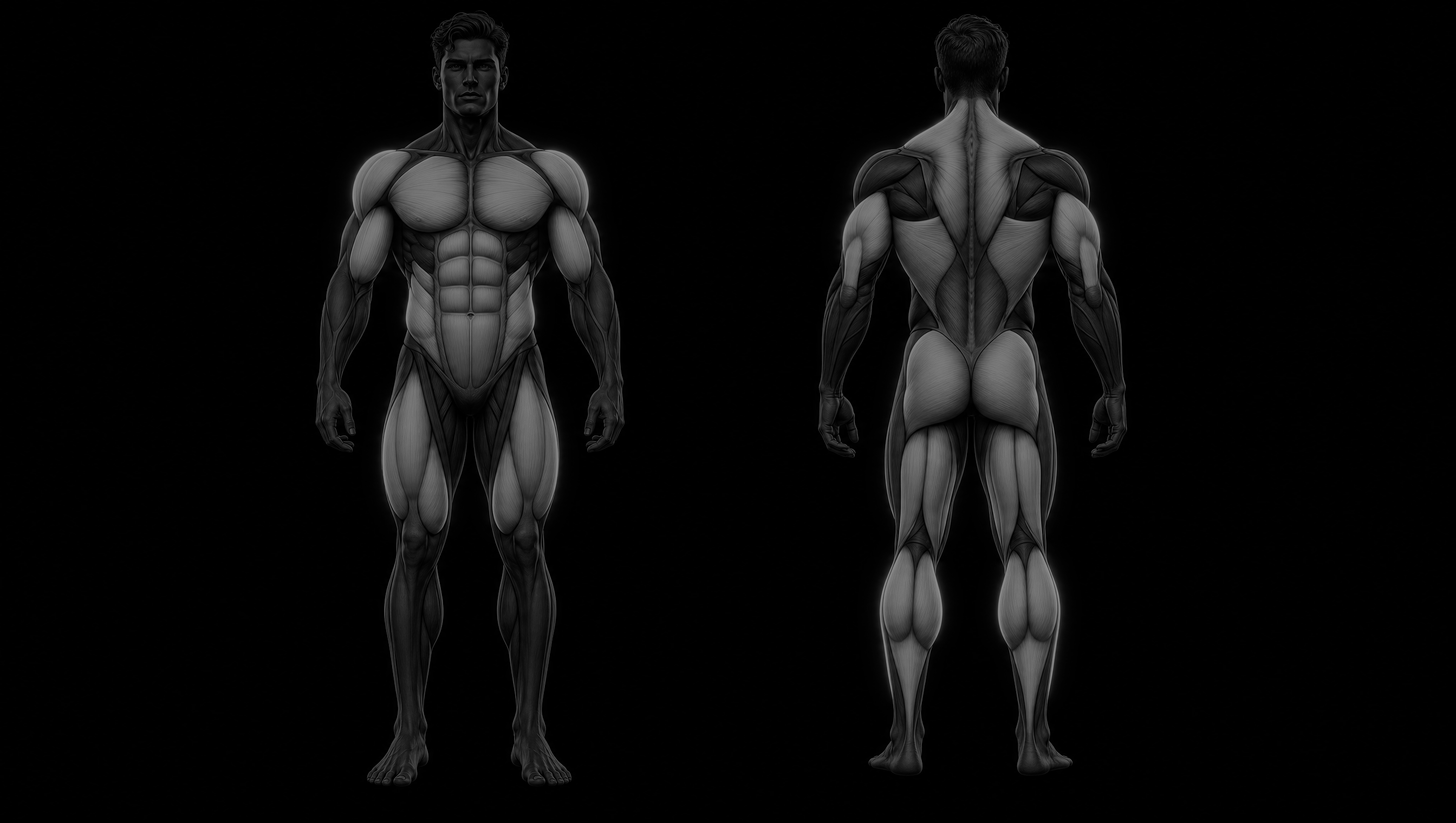 Muscle anatomy map